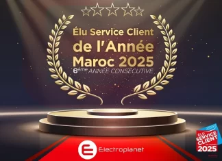 Electroplanet Élu Service Client de l'Année Maroc 2025 pour la 6ᵉ année consécutive